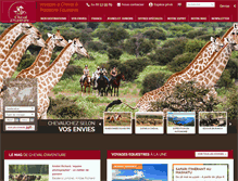 Tablet Screenshot of cheval-daventure.com